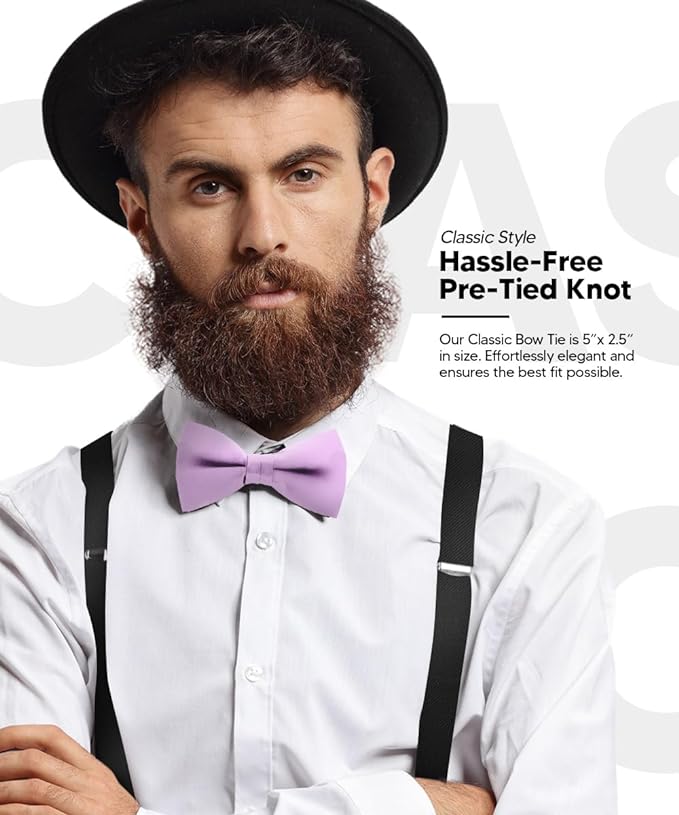 Solid Bow Tie in a Box by Vittorio Farina (basic - bow - tie - maize) for Independent Retail Stores by Dubal Brothers