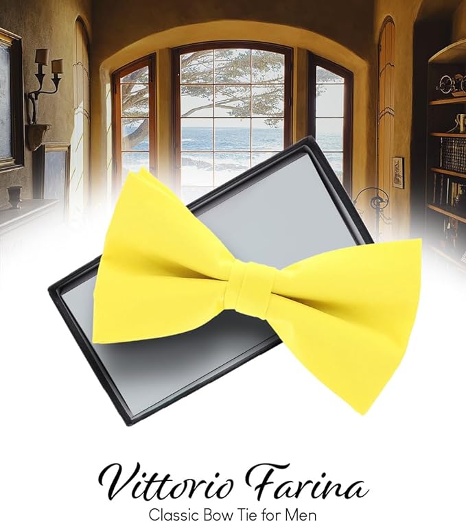 Solid Bow Tie in a Box by Vittorio Farina (basic - bow - tie - mint) for Independent Retail Stores by Dubal Brothers
