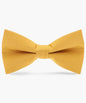 Solid Bow Tie in a Box by Vittorio Farina (basic - bow - tie - mustard) for Independent Retail Stores by Dubal Brothers