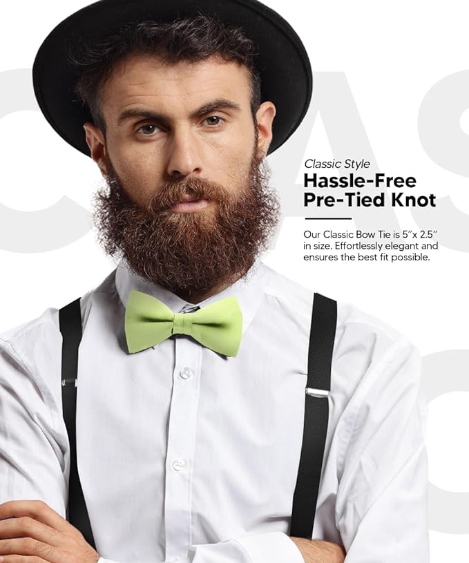 Solid Bow Tie in a Box by Vittorio Farina (basic - bow - tie - orange) for Independent Retail Stores by Dubal Brothers