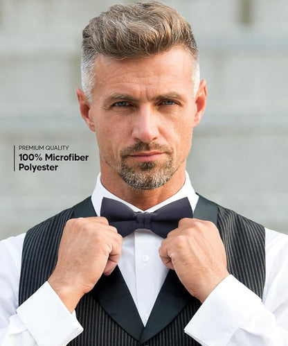 Solid Bow Tie in a Box by Vittorio Farina (basic - bow - tie - pink) for Independent Retail Stores by Dubal Brothers