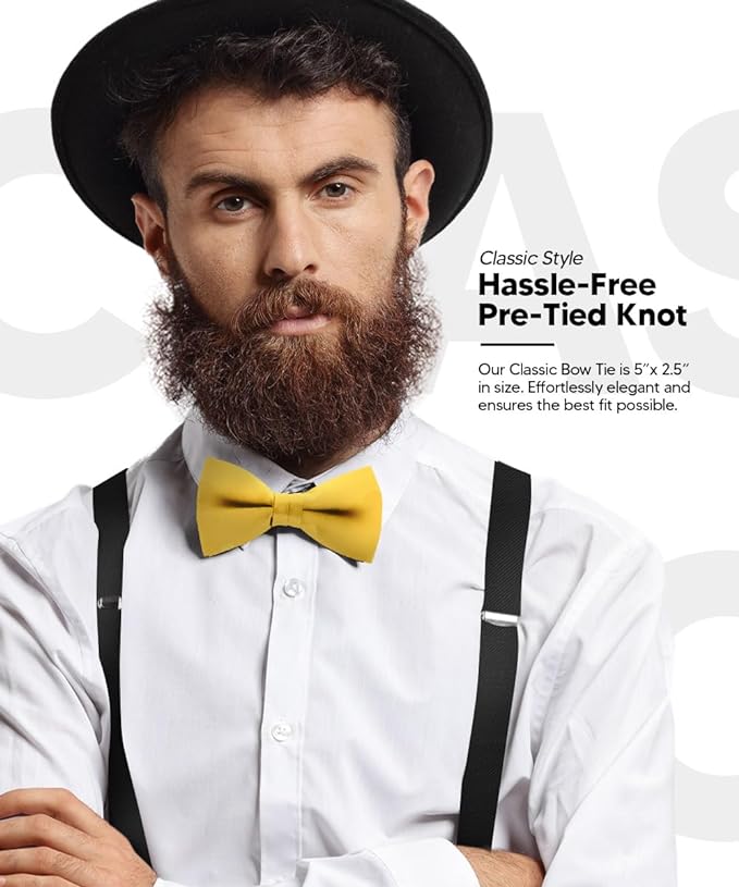 Solid Bow Tie in a Box by Vittorio Farina (basic - bow - tie - rose - gold) for Independent Retail Stores by Dubal Brothers