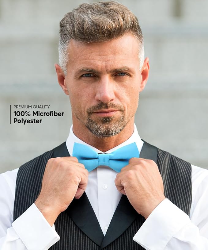 Solid Bow Tie in a Box by Vittorio Farina (basic - bow - tie - rose - gold) for Independent Retail Stores by Dubal Brothers