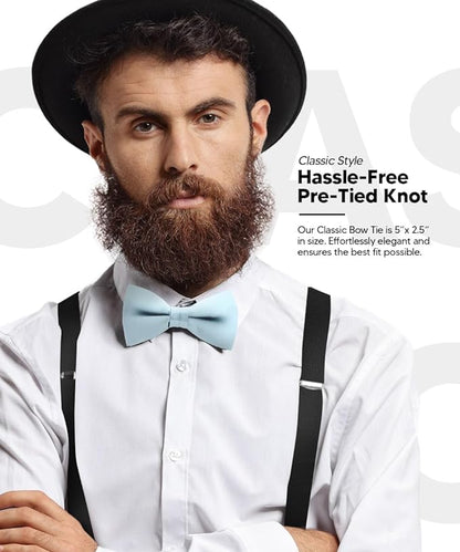 Solid Bow Tie in a Box by Vittorio Farina (basic - bow - tie - rose - gold) for Independent Retail Stores by Dubal Brothers