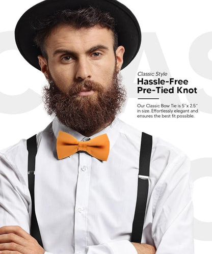 Solid Bow Tie in a Box by Vittorio Farina (basic - bow - tie - royal) for Independent Retail Stores by Dubal Brothers