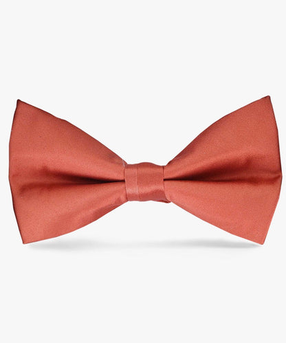 Solid Bow Tie in a Box by Vittorio Farina (basic - bow - tie - rust) for Independent Retail Stores by Dubal Brothers