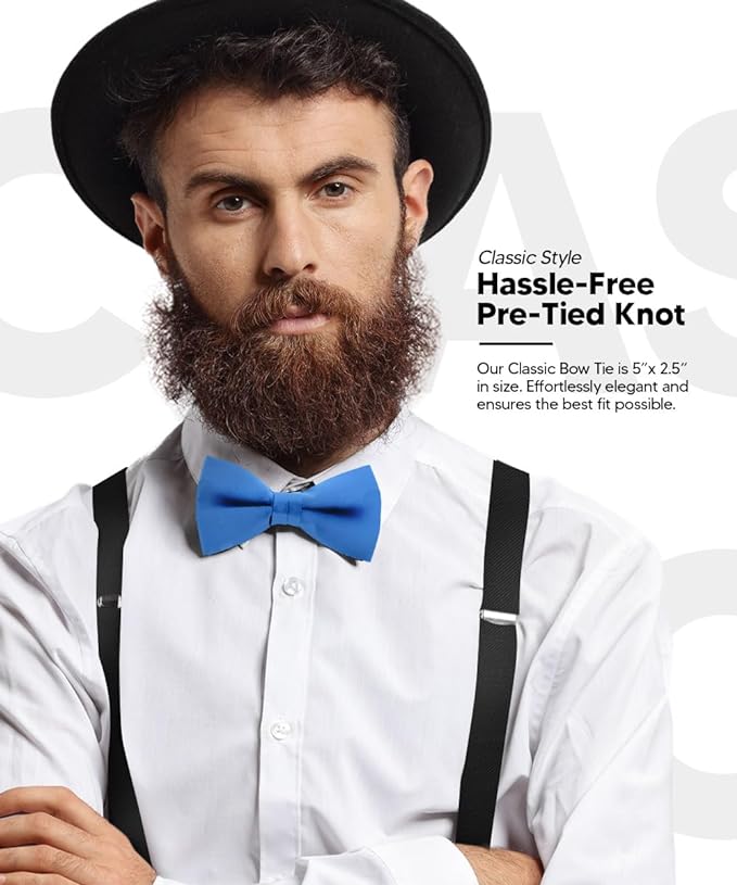 Solid Bow Tie in a Box by Vittorio Farina (basic - bow - tie - white) for Independent Retail Stores by Dubal Brothers