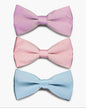 Solid Bow Tie in a Box (Multipacks) by Vittorio Farina - Sky Blue/Pink/Lavender - Wholesale Bow Tie & Pocket Square by Dubal Brothers