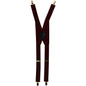 Solid Clip End Suspenders with Gold or Silver Hardware in a Box by Vittorio Farina (SUSP_CE_GOLD_BURGUNDY) for Independent Retail Stores by Dubal Brothers