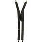 Solid Clip End Suspenders with Gold or Silver Hardware in a Box by Vittorio Farina (SUSP_CE_GOLD_CHARCOAL) for Independent Retail Stores by Dubal Brothers