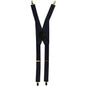 Solid Clip End Suspenders with Gold or Silver Hardware in a Box by Vittorio Farina (SUSP_CE_GOLD_NAVY) for Independent Retail Stores by Dubal Brothers