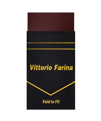 Solid Flat Pre - Folded Pocket Square by Vittorio Farina (PS - PREFOLD - FLAT_BROWN) for Independent Retail Stores by Dubal Brothers