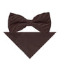 Solid Pleated Bow Tie & Pocket Square in a Box by Vittorio Farina (rbh - 08) for Independent Retail Stores by Dubal Brothers