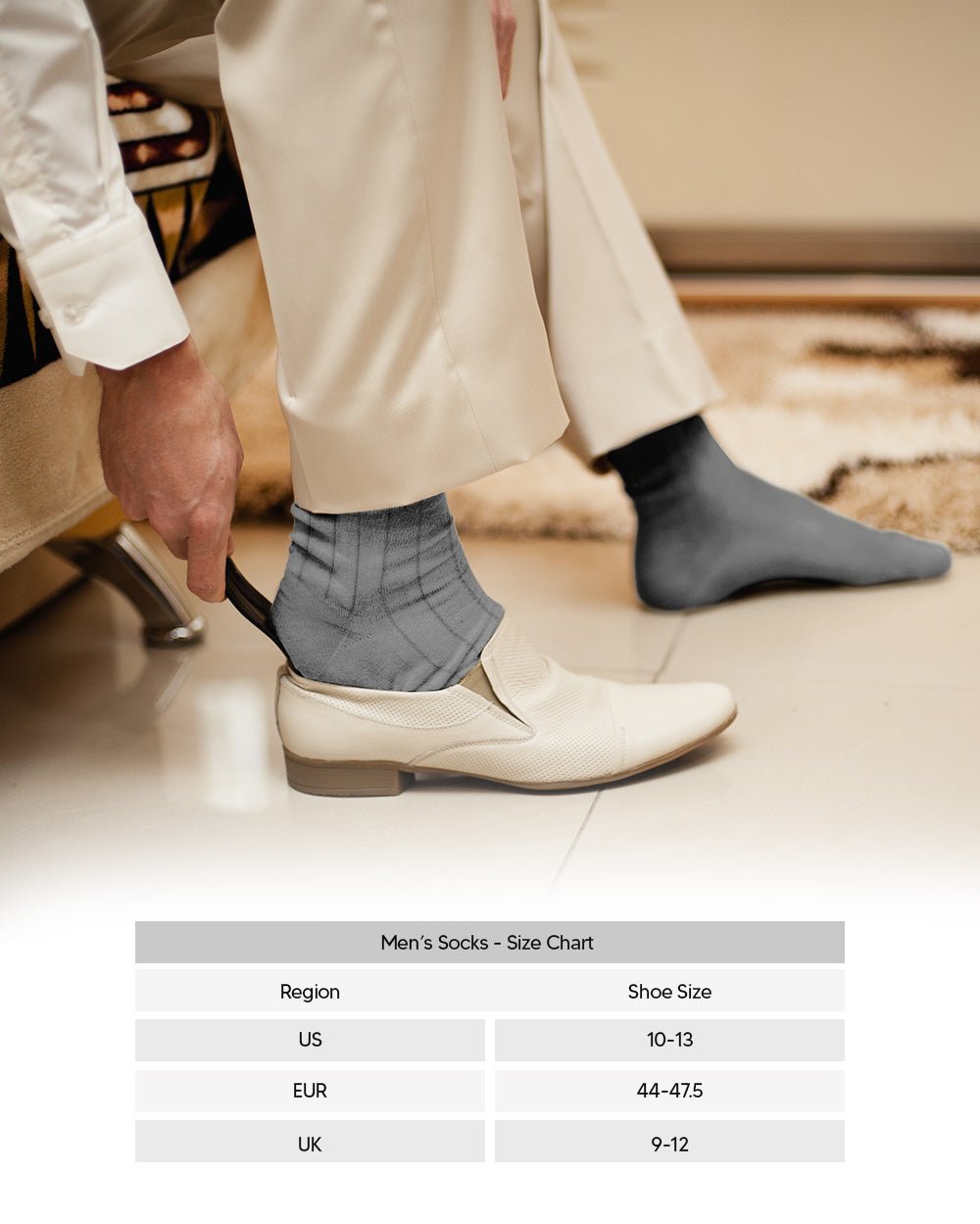 Solid Ribbed Design Over the Calf Dress Socks (12 Pack) by Vittorio Farina (o - c - silver - grey - 12) for Independent Retail Stores by Dubal Brothers