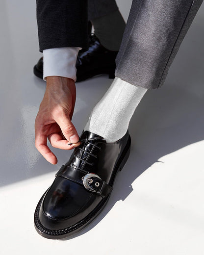 Solid Ribbed Design Over the Calf Dress Socks (12 Pack) by Vittorio Farina (o - c - white - 12) for Independent Retail Stores by Dubal Brothers