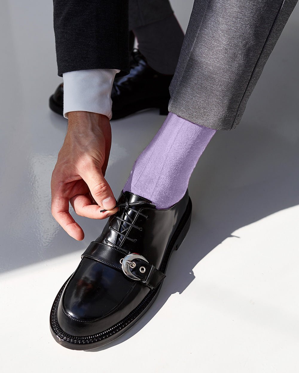 Solid Ribbed Design Over the Calf Dress Socks (3 Pack) by Vittorio Farina (o - c - ivory - 3) for Independent Retail Stores by Dubal Brothers