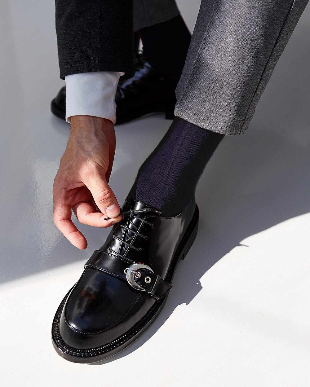 Solid Ribbed Design Over the Calf Dress Socks (3 Pack) by Vittorio Farina (o - c - pink - 3) for Independent Retail Stores by Dubal Brothers