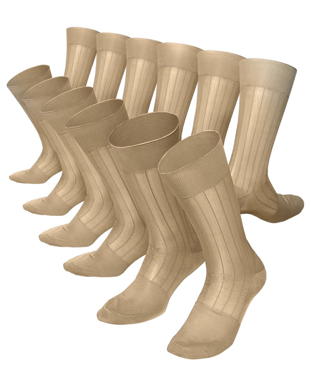 Solid Ribbed Shear Design Anklet Dress Socks (12 pack) by Vittorio Farina (ank - black - s3 - 12) for Independent Retail Stores by Dubal Brothers