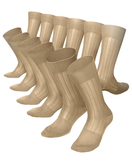 Solid Ribbed Shear Design Anklet Dress Socks (12 pack) by Vittorio Farina (ank - black - s3 - 12) for Independent Retail Stores by Dubal Brothers