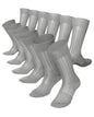 Solid Ribbed Shear Design Anklet Dress Socks (12 pack) by Vittorio Farina (ank - silver - grey - 12) for Independent Retail Stores by Dubal Brothers