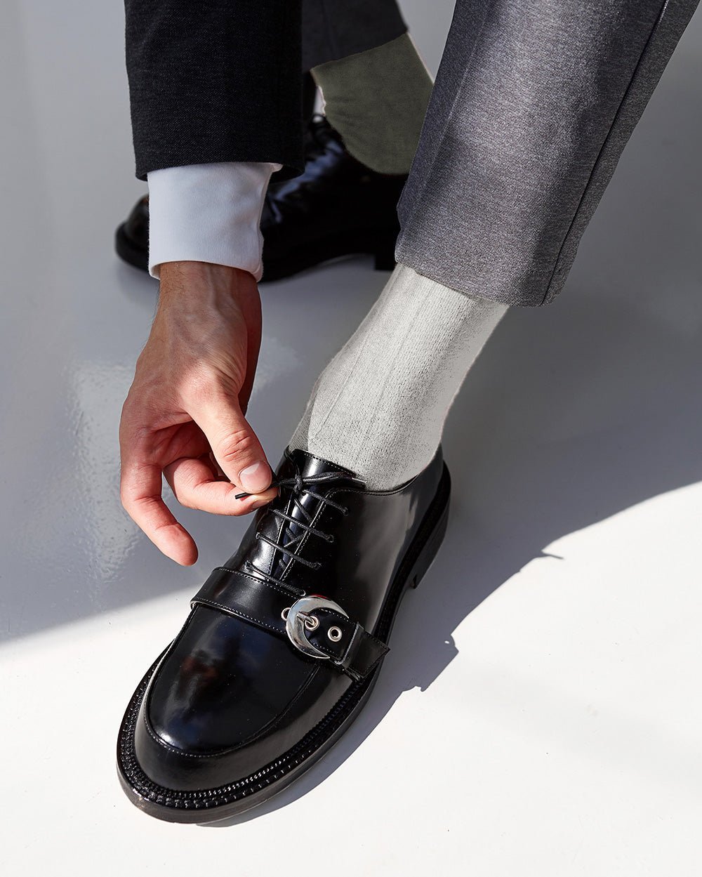 Solid Ribbed Shear Design Anklet Dress Socks (3 pack) by Vittorio Farina (ank - ivory - 3) for Independent Retail Stores by Dubal Brothers