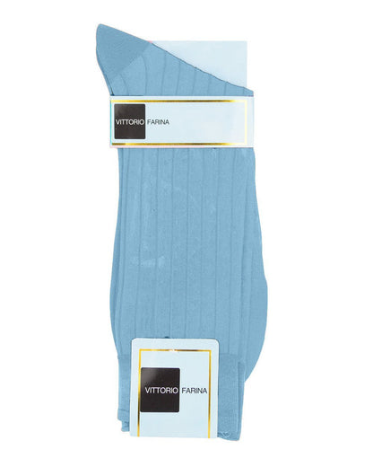 Solid Ribbed Shear Design Anklet Dress Socks (3 pack) by Vittorio Farina (ank - silver - grey - 3) for Independent Retail Stores by Dubal Brothers