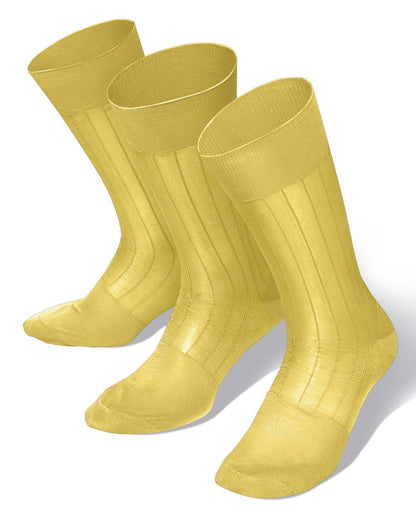 Solid Ribbed Shear Design Anklet Dress Socks (3 pack) by Vittorio Farina (ank - white - 3) for Independent Retail Stores by Dubal Brothers