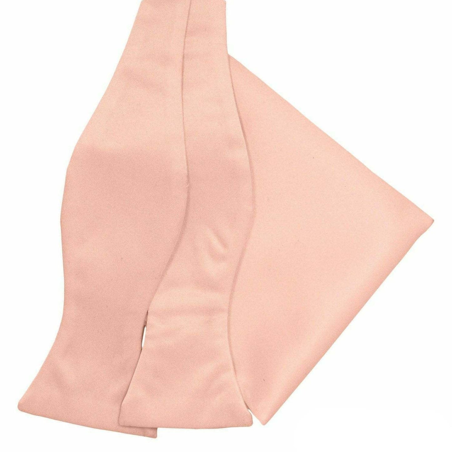 Solid Self Tie Bow Tie & Pocket Square in a Box by Vittorio Farina (bh1 - pink) for Independent Retail Stores by Dubal Brothers