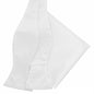 Solid Self Tie Bow Tie & Pocket Square in a Box by Vittorio Farina (bh1 - white) for Independent Retail Stores by Dubal Brothers