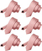 Solid Skinny Necktie (6 Pack) by Vittorio Farina - Blush - Wholesale Necktie by Dubal Brothers