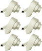 Solid Skinny Necktie (6 Pack) by Vittorio Farina - Ivory - Wholesale Necktie by Dubal Brothers