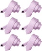 Solid Skinny Necktie (6 Pack) by Vittorio Farina - Lavender - Wholesale Necktie by Dubal Brothers