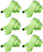 Solid Skinny Necktie (6 Pack) by Vittorio Farina - Lime - Wholesale Necktie by Dubal Brothers