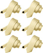 Solid Skinny Necktie (6 Pack) by Vittorio Farina - Maize - Wholesale Necktie by Dubal Brothers