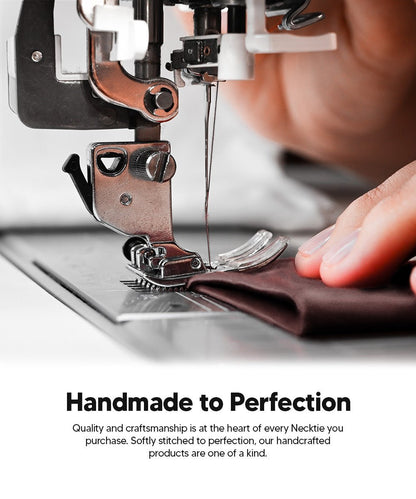 Solid Skinny Necktie by Vittorio Farina (N - SKINNY_BROWN) for Independent Retail Stores by Dubal Brothers