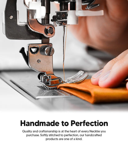 Solid Skinny Necktie by Vittorio Farina (N - SKINNY_ORANGE) for Independent Retail Stores by Dubal Brothers