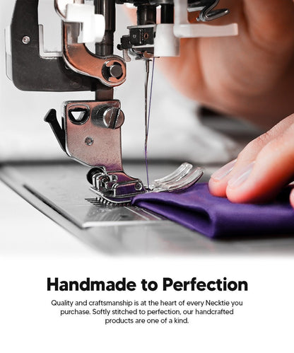 Solid Skinny Necktie by Vittorio Farina (N - SKINNY_PURPLE) for Independent Retail Stores by Dubal Brothers