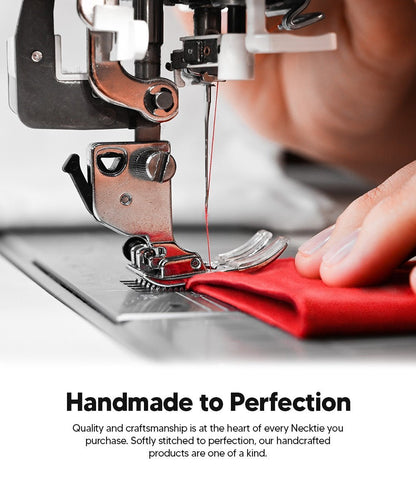 Solid Skinny Necktie by Vittorio Farina (N - SKINNY_RED) for Independent Retail Stores by Dubal Brothers