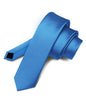 Solid Skinny Necktie by Vittorio Farina (N - SKINNY_ROYAL) for Independent Retail Stores by Dubal Brothers