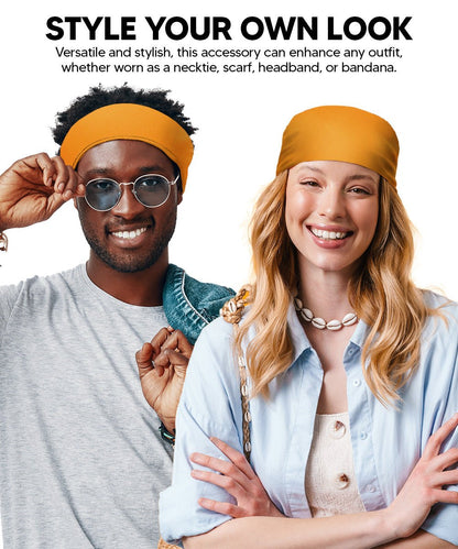 Solid Square Pocket Square (12x12 - in & 17x17 - in) by Vittorio Farina (PS - SOLID_AMBER) for Independent Retail Stores by Dubal Brothers