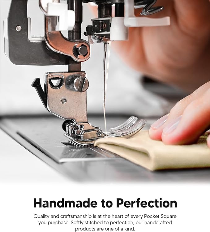 Solid Square Pocket Square (12x12 - in & 17x17 - in) by Vittorio Farina (PS - SOLID_BEIGE) for Independent Retail Stores by Dubal Brothers