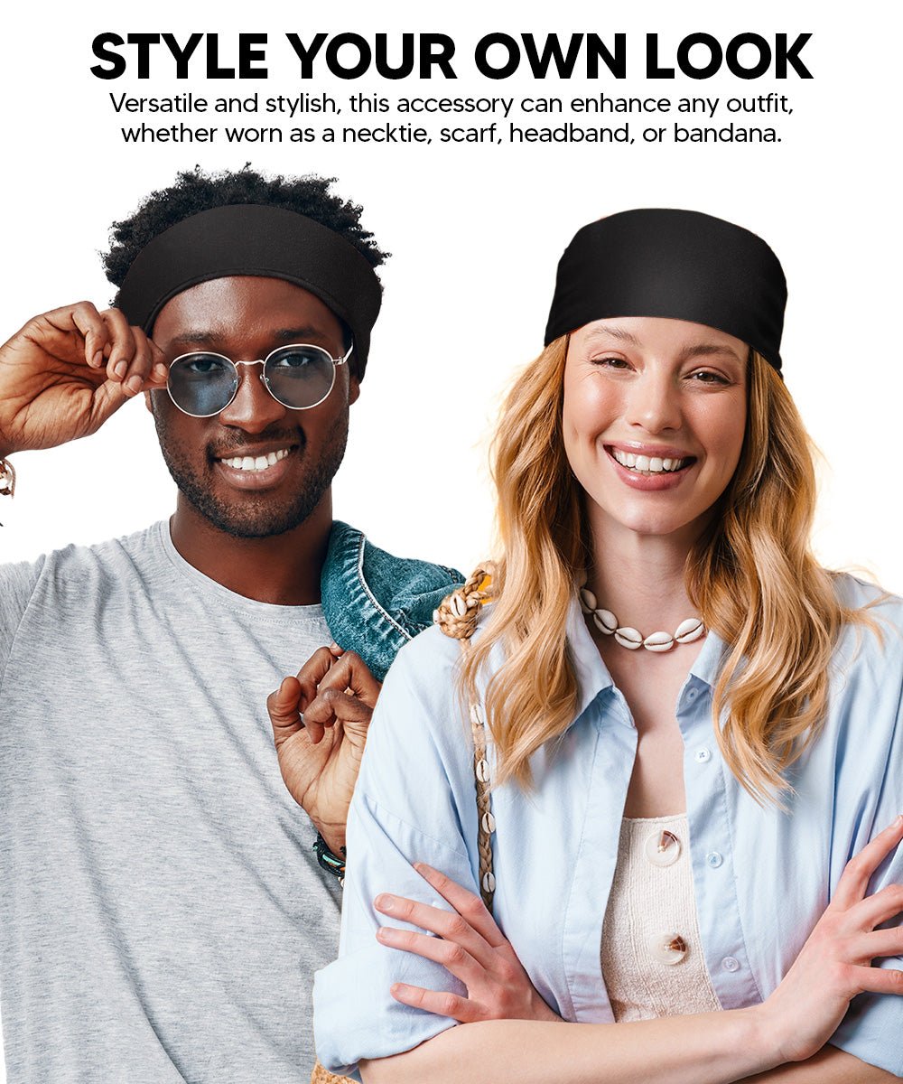 Solid Square Pocket Square (12x12 - in & 17x17 - in) by Vittorio Farina (PS - SOLID_BLACK) for Independent Retail Stores by Dubal Brothers