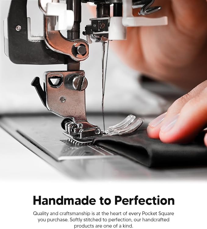 Solid Square Pocket Square (12x12 - in & 17x17 - in) by Vittorio Farina (PS - SOLID_BLACK) for Independent Retail Stores by Dubal Brothers