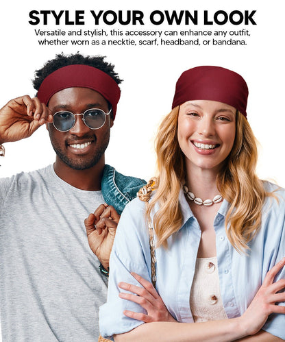 Solid Square Pocket Square (12x12 - in & 17x17 - in) by Vittorio Farina (PS - SOLID_BURGUNDY) for Independent Retail Stores by Dubal Brothers