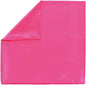 Solid Square Pocket Square (12x12 - in & 17x17 - in) by Vittorio Farina (PS - SOLID_HOT - PINK) for Independent Retail Stores by Dubal Brothers
