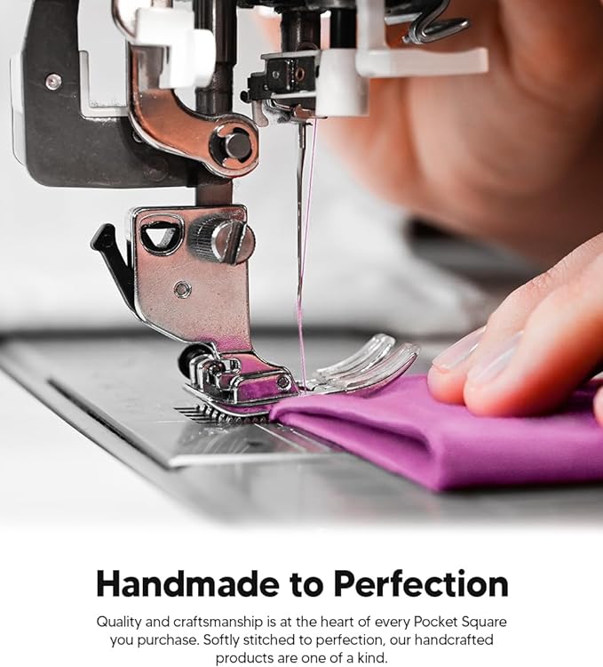 Solid Square Pocket Square (12x12 - in & 17x17 - in) by Vittorio Farina (PS - SOLID_LAVENDER) for Independent Retail Stores by Dubal Brothers