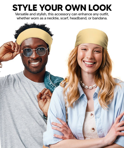 Solid Square Pocket Square (12x12 - in & 17x17 - in) by Vittorio Farina (PS - SOLID_MAIZE) for Independent Retail Stores by Dubal Brothers