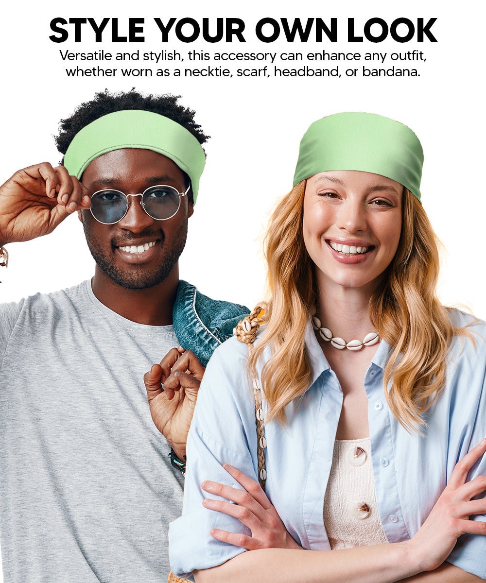 Solid Square Pocket Square (12x12 - in & 17x17 - in) by Vittorio Farina (PS - SOLID_MINT) for Independent Retail Stores by Dubal Brothers