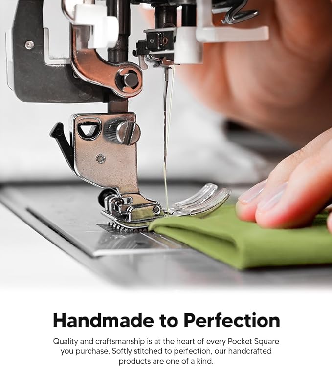 Solid Square Pocket Square (12x12 - in & 17x17 - in) by Vittorio Farina (PS - SOLID_OLIVE) for Independent Retail Stores by Dubal Brothers