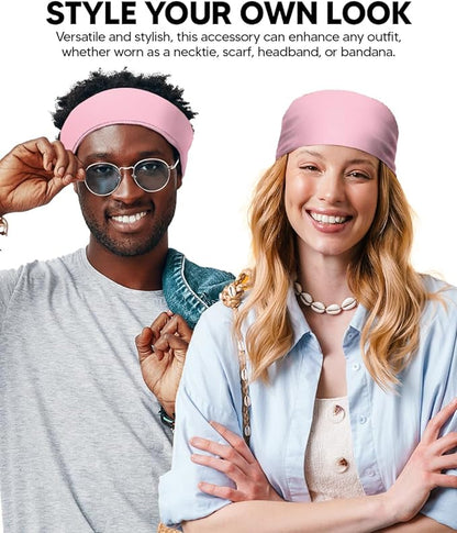 Solid Square Pocket Square (12x12 - in & 17x17 - in) by Vittorio Farina (PS - SOLID_PINK) for Independent Retail Stores by Dubal Brothers